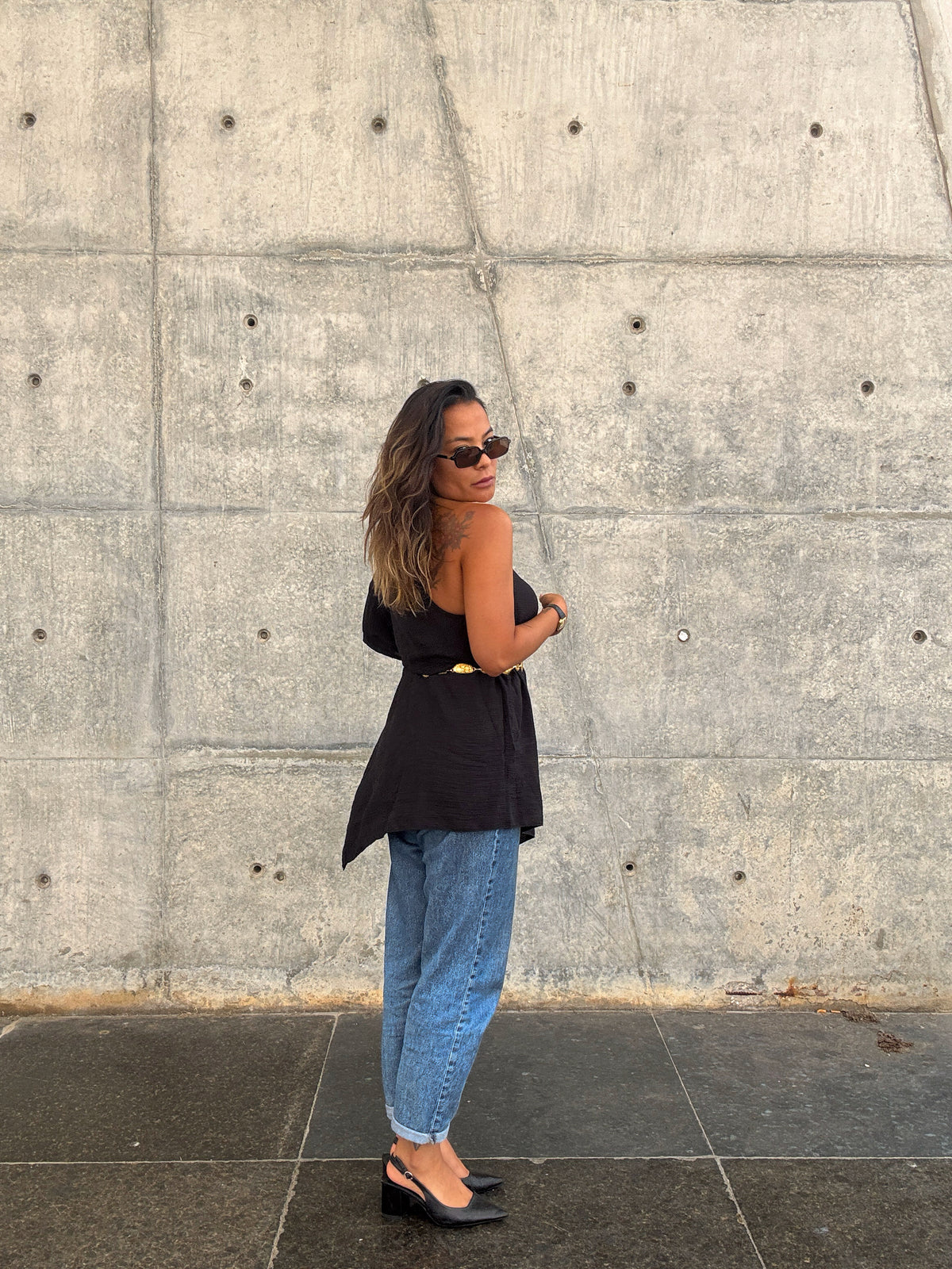 Asymmetrical One-Shoulder Top