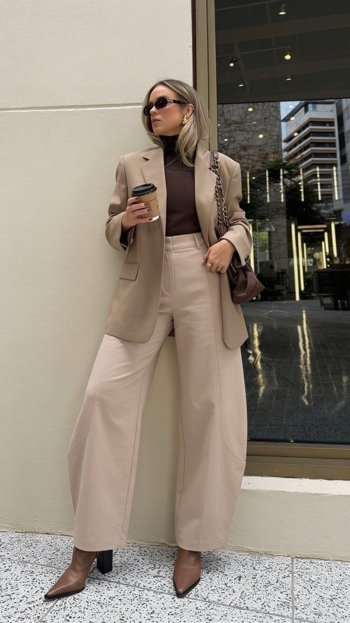 Highland Plaid Balloon Trousers
