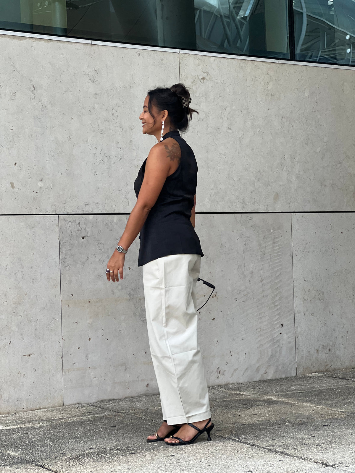 Highland Plaid Balloon Trousers