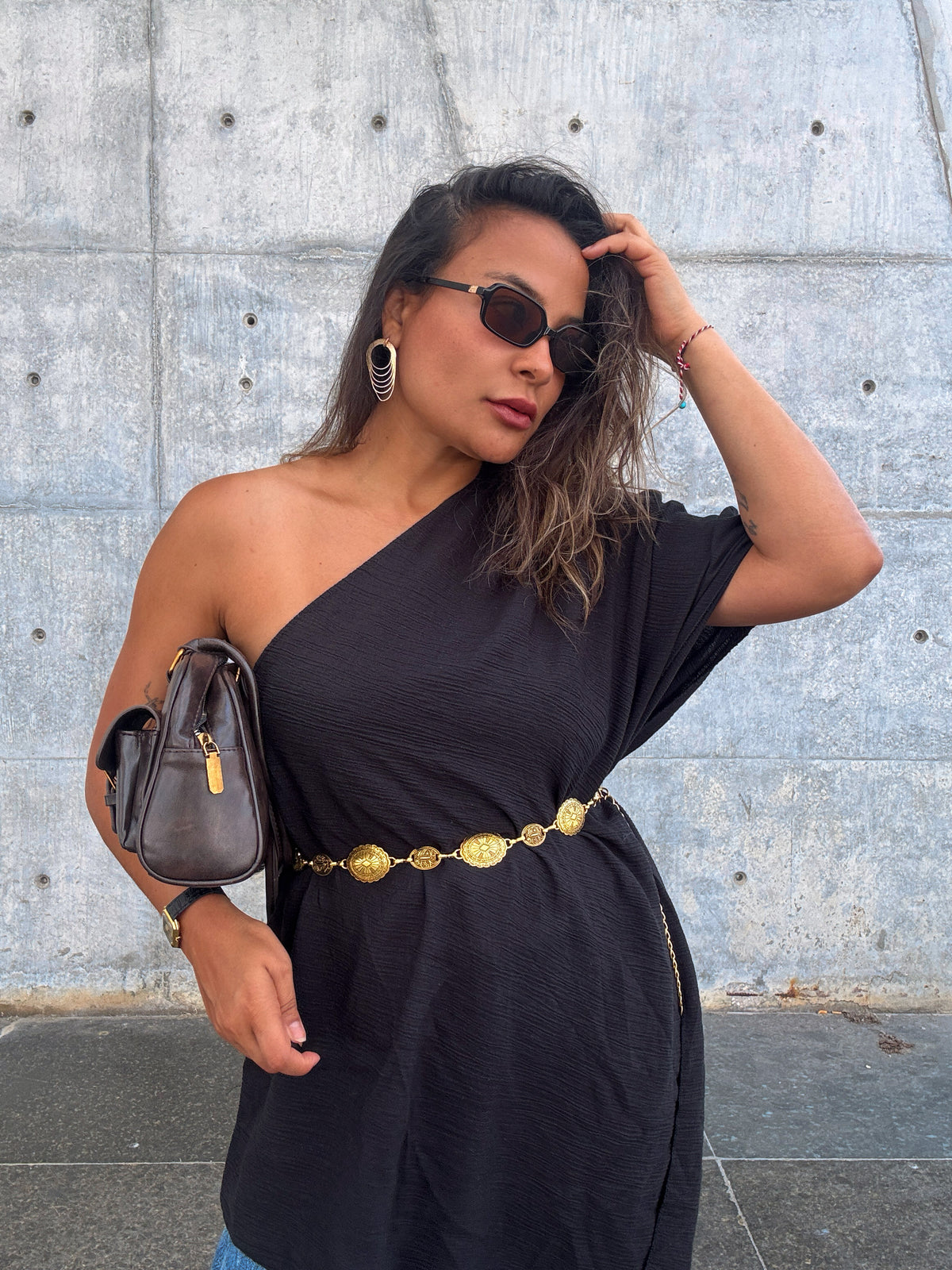 Asymmetrical One-Shoulder Top