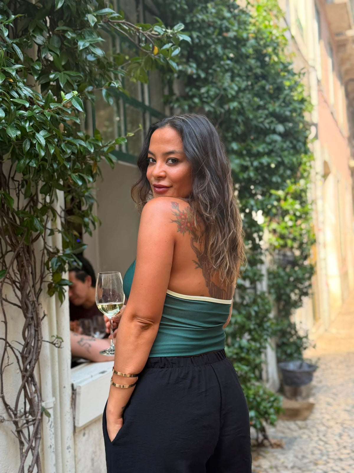Brazil Graphic Halter Top