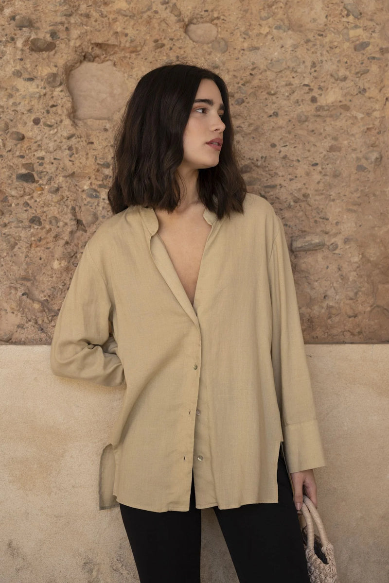 Bessette Effortless Linen Blouse